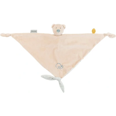 Afbeelding van Nattou Knuffeldoekje Doudou Beer Romeo, Jules en Sally 65x30 cm Beige