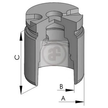 Afbeelding van Autofren Seinsa Remzadel/remklauw zuiger D025441