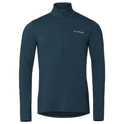 Afbeelding van Vaude Livigno Halfzip Fleece trui, Heren, Maat: Medium, Dark sea