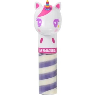 Afbeelding van Lip Smacker Lippy Pals eenhoorn, geurende lippenstift voor kinderen, geïnspireerd op dieren, veilig te gebruiken en kleurloos, eenhoornglazuur smaak