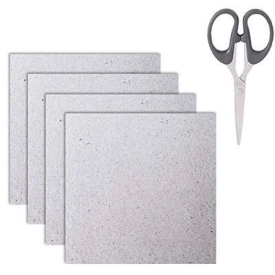 Afbeelding van 4 stuks microgolfplaten 13 x cm met schaar voor magnetron