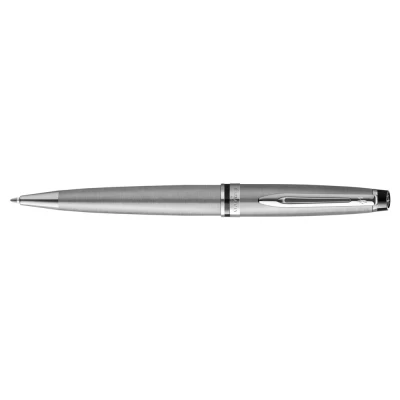 Afbeelding van Waterman Expert Stainless Steel CT Balpen Kleur: Staal De Vulpenwereld
