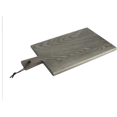 Afbeelding van Bamboe houten snijplank met handvat 40 x 19,5 cm Snijplanken Serveerplanken van bamboehout