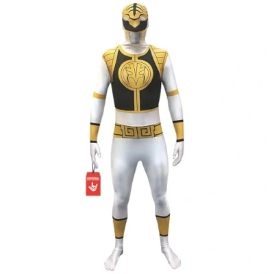 Afbeelding van Morphsuits Mlprwl Originele Power Rangers voor een lengte van 165 180 cm Wit Maat L