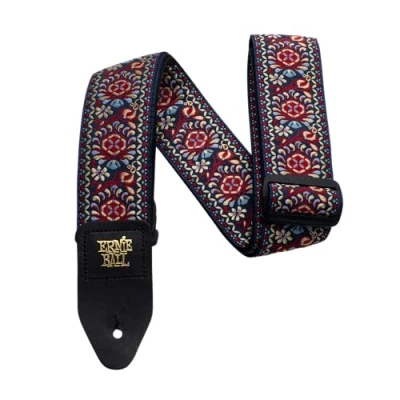 Afbeelding van Ernie Ball Jacquard Royal Bloom 4091 Gitaarband niet beschikbaar