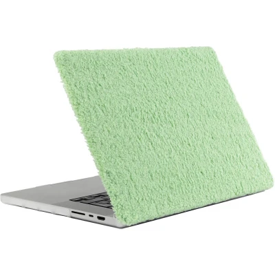 Afbeelding van iMoshion Laptop Cover Geschikt voor MacBook Pro 14 inch (2021) / (2023) M3 chip A2918 A2779 A2442 Teddy groen