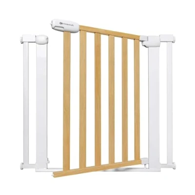 Afbeelding van Kinderkraft Lock &amp; Go Klemhek Veiligheidshek opent tot 90 graden 75 103 cm Wood