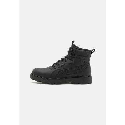 Afbeelding van Puma Desierto V3 Puretex Unisex Sneakers hoog, Maat: 38.5, Black Hoogwaardig imitatieleer