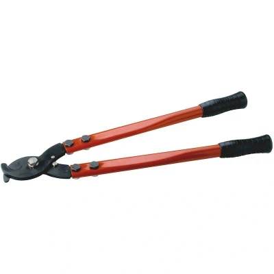 Afbeelding van BAHCO 2520 kabelschaar met poedergecoate handgrepen, gefosfateerd, voor koperen en aluminium kabels, 550 mm