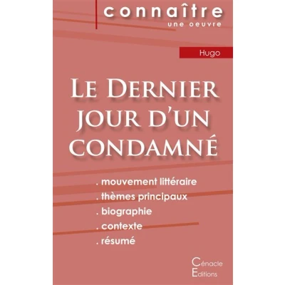 Image de Fiche de lecture Le Dernier jour d&#039;un condamné Victor Hugo (Analyse littéraire référence et résumé complet)