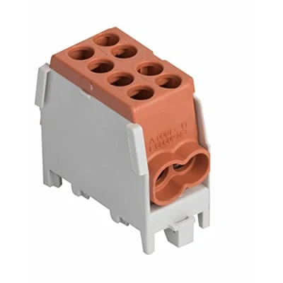Afbeelding van Pollmann HLAK 25 1/2/M2 aftakklem, bruin