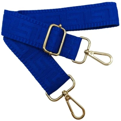 Afbeelding van Bandoulière réglable colorée pour femmes, bleu saphir, 80 130 cm, sangle de sac avec mousqueton doré, durable à bandoulière, guitare, sacs modernes, accessoires, 3,8 1310