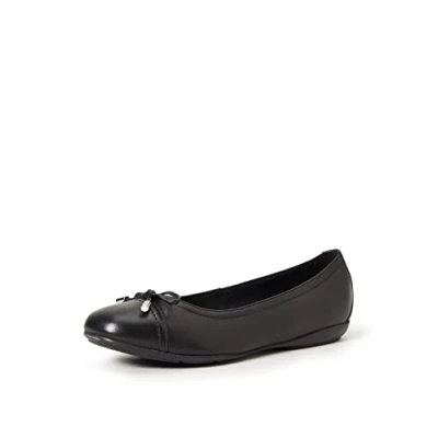 Image de Geox D Annytah Femme Ballerines Ballet, Noir Noir, 37 EU
