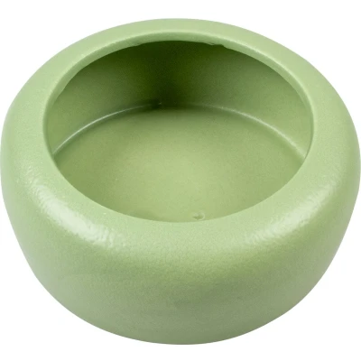 Afbeelding van Duvoplus Voerbak Knaagdier Eetkom Stone Verdure 180ml Ø10cm Groen 1st
