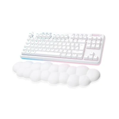 Image de Logitech G G715 Clavier sans clé backlit Bluetooth LIGHTSPEED QWERTY International US commutateur : Tactile blanc