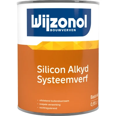 Afbeelding van Wijzonol Silicon Alkyd Systeemverf 0,5 liter Schakelverf &amp;