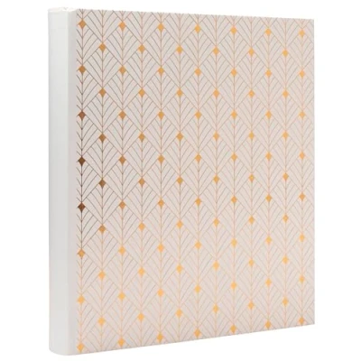 Afbeelding van Fotoalbum Exacompta 29x32cm 60 zwarte pagina&#039;s Néo Déco wit