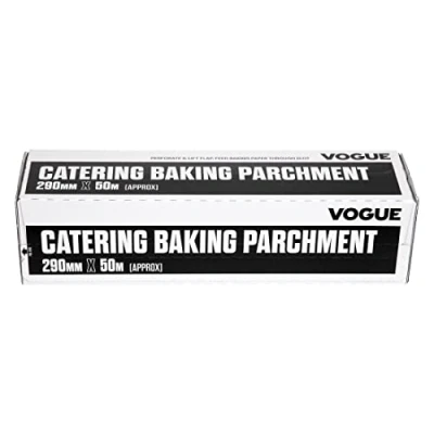 Afbeelding van Vogue CF349 290 mm bakpapier voor magnetrons, wit, anti aanbaklaag