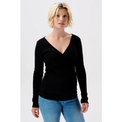 Afbeelding van Voedingsshirt Sara Black S