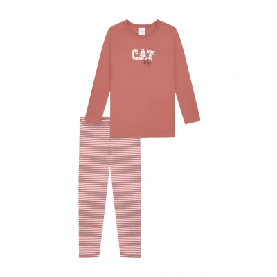 Afbeelding van Schiesser Pyjama voor kinderen, Maat: 104, Altrosa
