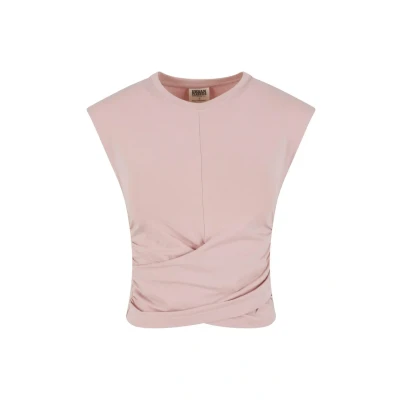 Afbeelding van Urban Classics Cropped Wrapped Top, Dames, Maat: 3XL, Powderrose