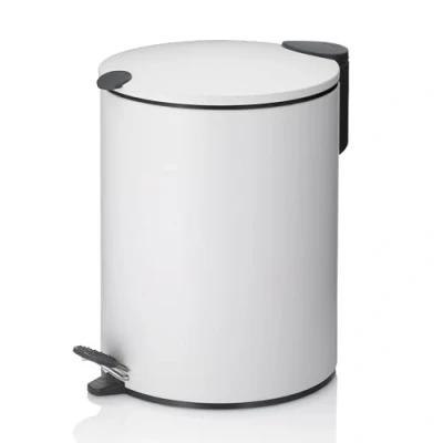Afbeelding van Pedaal Afvalemmer, 5 L, Wit Kela Mats