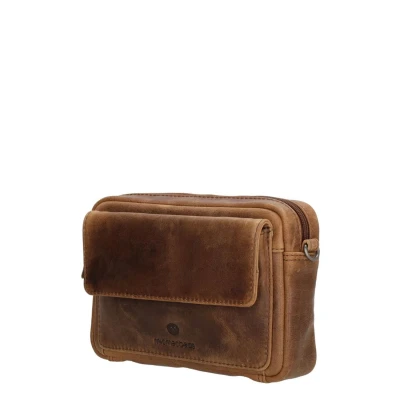 Afbeelding van Micmacbags Next Navajo Shoulderbag 22351 brown Damestas
