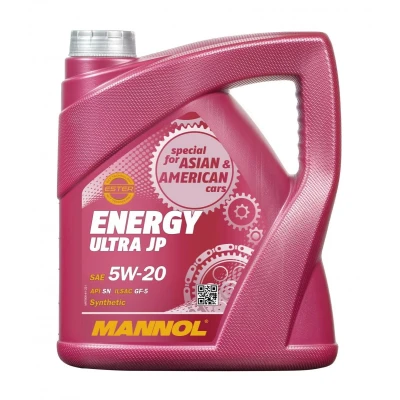 Afbeelding van Mannol Energy Ultra Jp 5W 20 4L Motorolie MN7906 4 FORD: FIESTA 4, 7, 6, MITSUBISHI: ASX Off Road, Lancer 8 Limousine, COLT 6