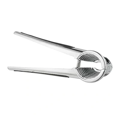 Afbeelding van Relaxdays notenkraker zilver zink walnoten hazelnoten amandelkraker goede grip