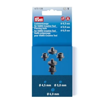 Afbeelding van Prym 5 ponsgereedschappen voor de Vario Creative Tool.