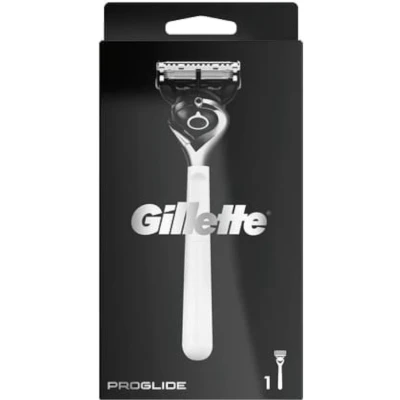 Afbeelding van Gillette ProGlide scheerapparaat voor mannen Zwart Wit