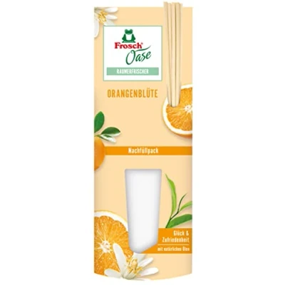 Afbeelding van Frosch Scent Sticks kamerverfrisser navulling oranjebloesem, 90 ml