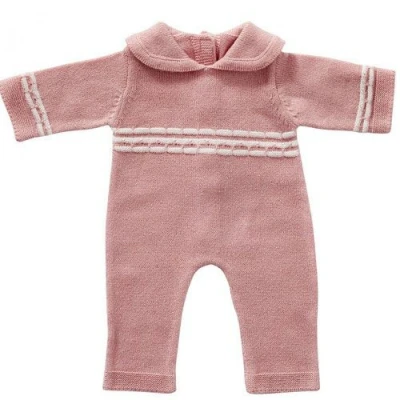 Afbeelding van Byastrup Babypakje Gebreid 35 Cm Roze
