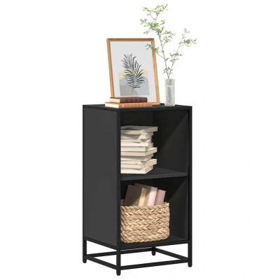 Afbeelding van vidaXL Boekenkast 40x35x76 cm bewerkt hout zwart