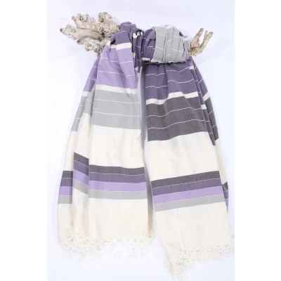 Afbeelding van Hamamdoek XXL Saint Tropez Purple Multi