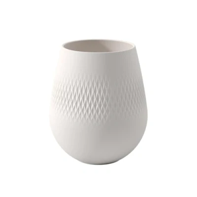 Afbeelding van Villeroy &amp; Boch Carre Vaas 26 Cm Gebroken Wit