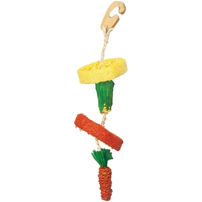 Afbeelding van Critter&#039;s Choice Happy Pet Natural Loofah Hangspeelgoed 30 CM