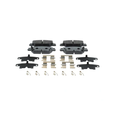 Afbeelding van BOSCH 0 986 460 138 Remblokkenset Low Metallic Met slijtage waarschuwingscontact