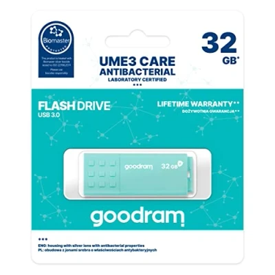Afbeelding van Goodram UME3 USB stick 32 GB Type A 3.2 Gen 1 (3.1 1) Turkoois