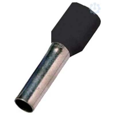 Afbeelding van Intercable adereindhuls gesoleerd 15 mm zwart 100 stuks