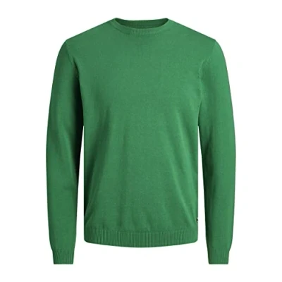 Afbeelding van JACK &amp; JONES Jjebasic Knit Crew Neck Noos Sweatshirt voor heren (1 stuk), Groen