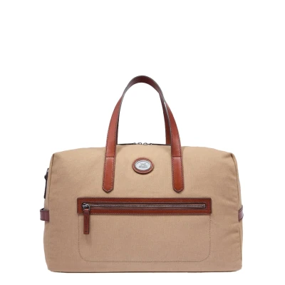 Afbeelding van The Bridge Story Duffle 45 natural brown Weekendtas