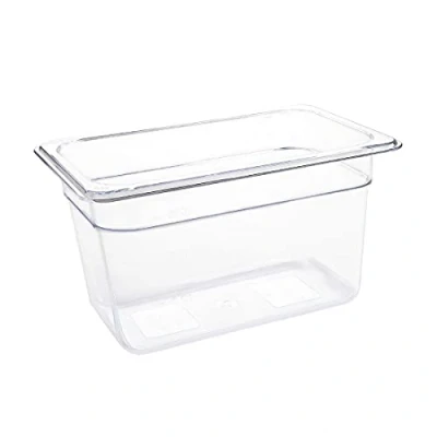 Afbeelding van Polycarbonaat Bak Transparant GN1/4 15cm Hoog Vogue U238