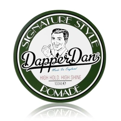 Afbeelding van Dapper Dan Signature Style zalf, haarzalf met hoge glans en versterkte grip voor mannen, maak klassieke stijlen, zalf op waterbasis, geur van bergamot leer, 100 ml