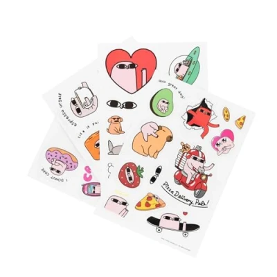 Afbeelding van Grupo Erik Gadget Decals Ketnipz Stickerset Stickers voor laptop, smartphone, tablet, console