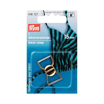 Afbeelding van Prym Bikini En Ceintuursluiting Goud 15 Mm Sluitingen