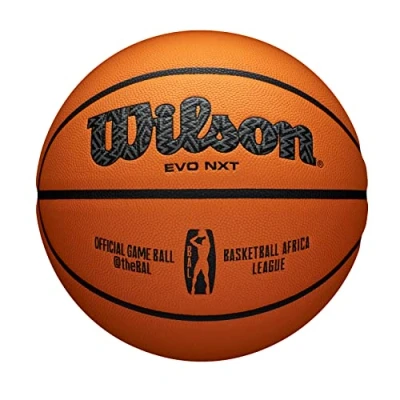 Afbeelding van Wilson EVO NXT Africa League Official Game Ball WTB0900XBBA, Unisex, Oranje, basketbal, maat: 7