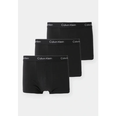 Afbeelding van Calvin Klein heren Low Rise Trunk boxershorts 3 pack in de kleur Beige, maat: M