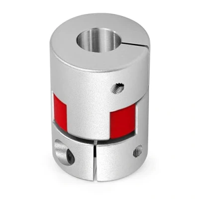 Afbeelding van Coupleur de couplage d&#039;axe prune, flexible 6 mm à 8 mm, connecteur en alliage d&#039;aluminium pour servomoteur pas (D20 L30)