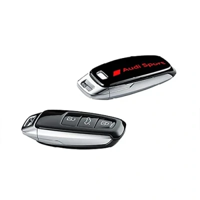 Afbeelding van Audi 4N0071208CY9T Sleutelhoes Sport Logo alleen voor sleutel 8Y0959754 4N0959754 zwart/rood